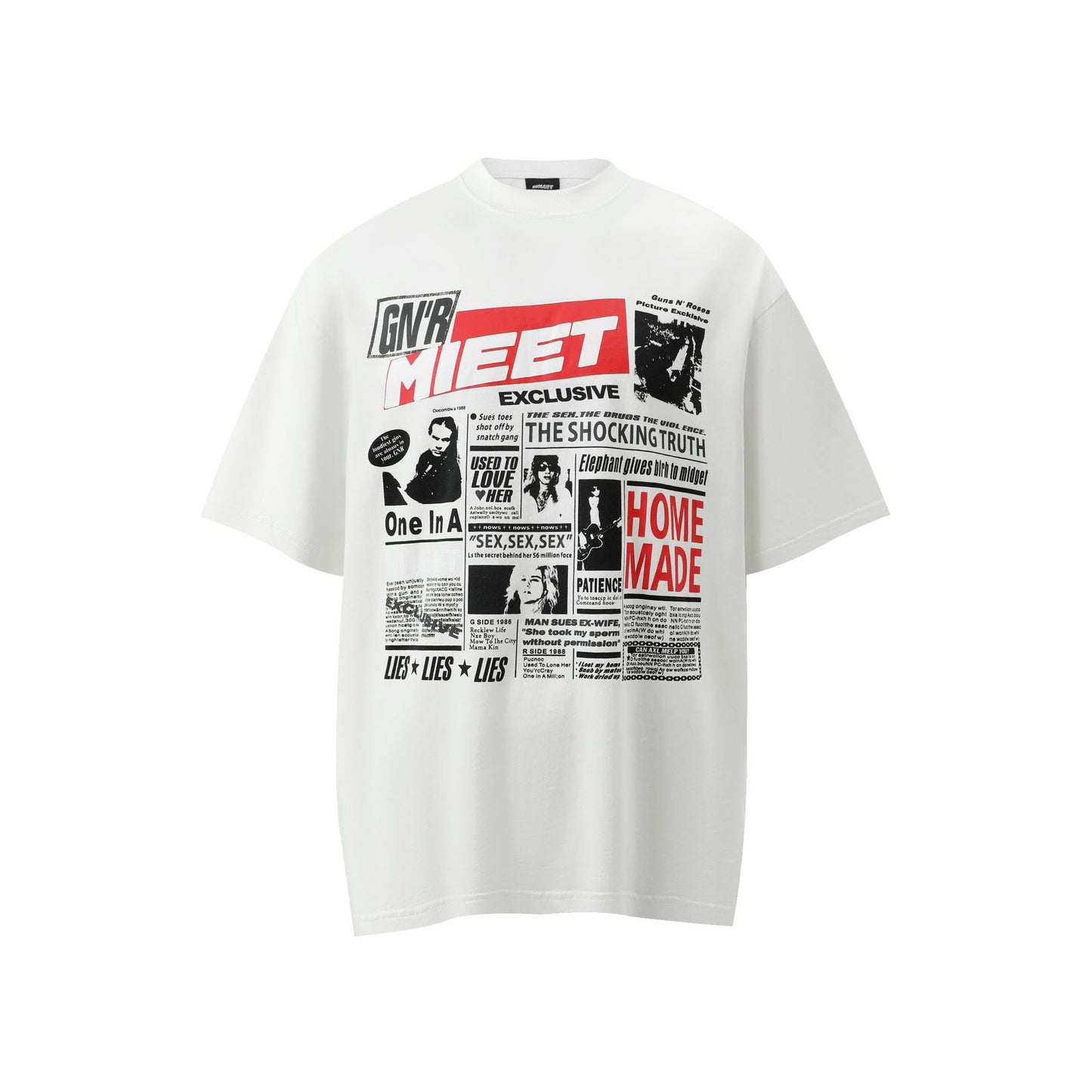 1990 Fashion T-Shirt Short Sleeve Loose