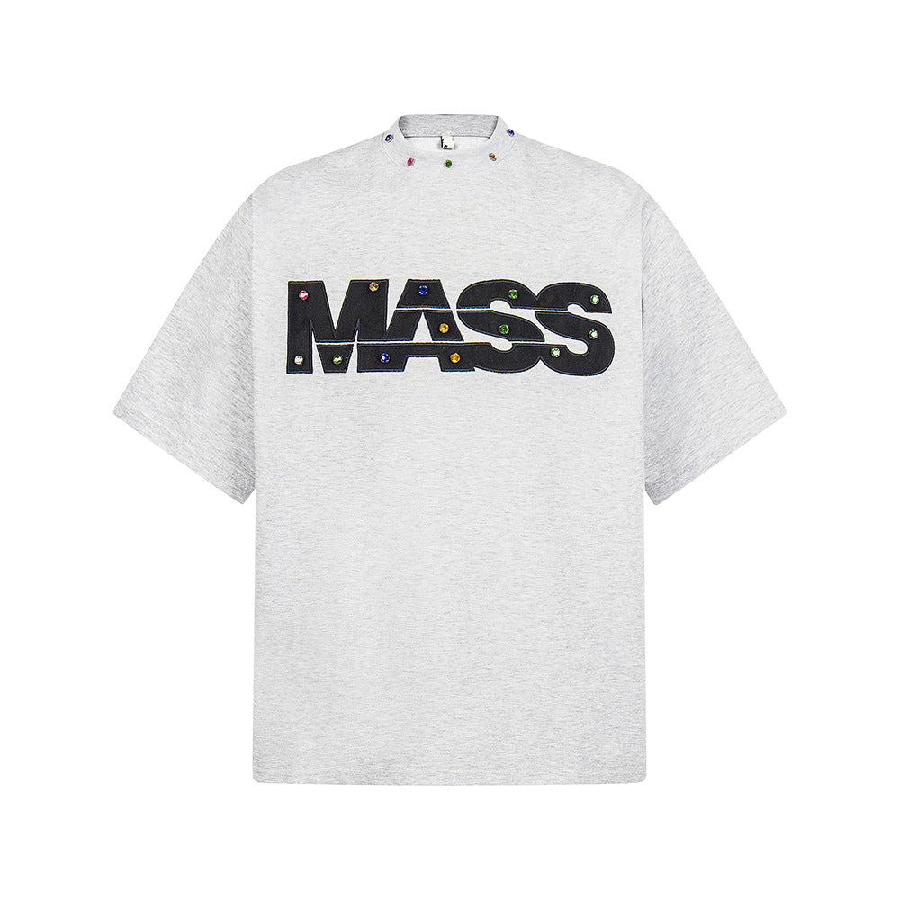 Hip hop shirt short sleeve t-shirt loose casual retro