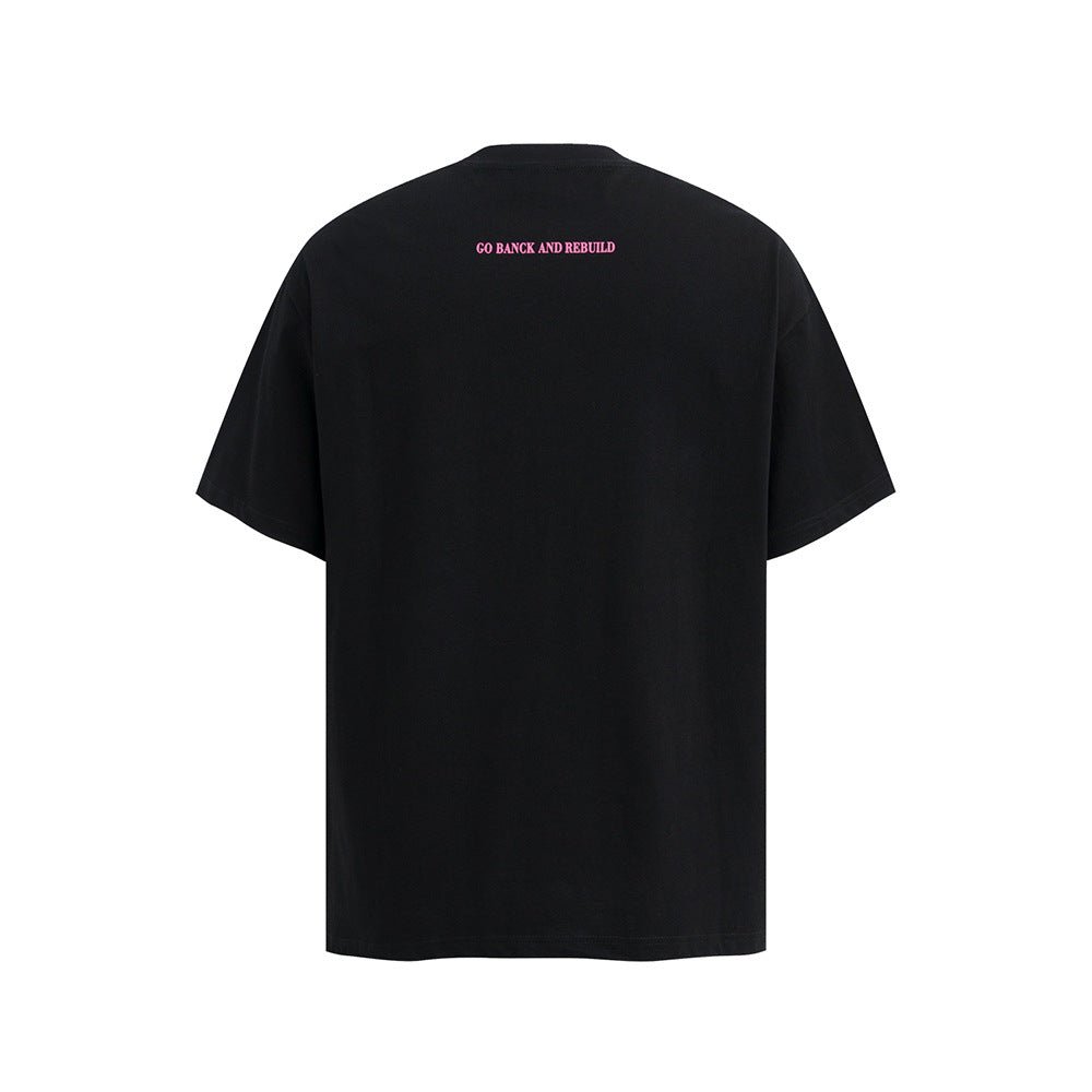 Nostalgia T Shirts Short Sleeve T-Shirt, Summer Casual, Top
