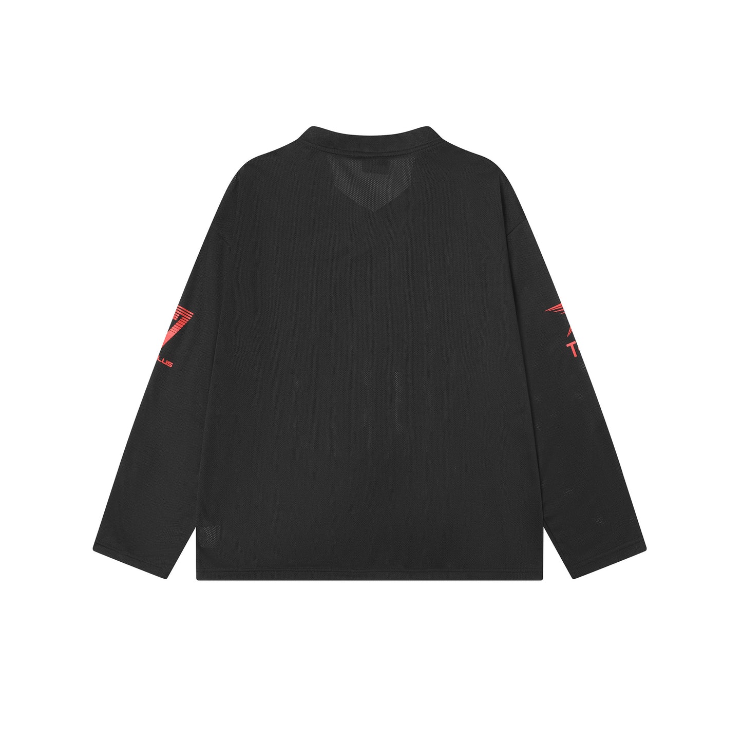 60s Style T Shirts Spring Vintage Sports Mesh T-Shirt Long Sleeve