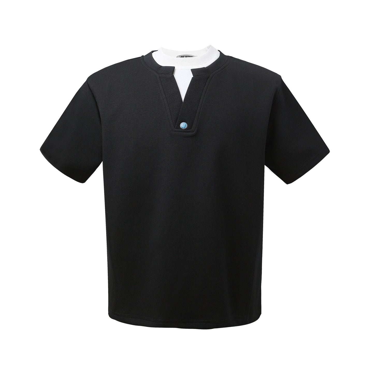 Unisex T-shirts Vintage Fake Two Space Cotton T-Shirts