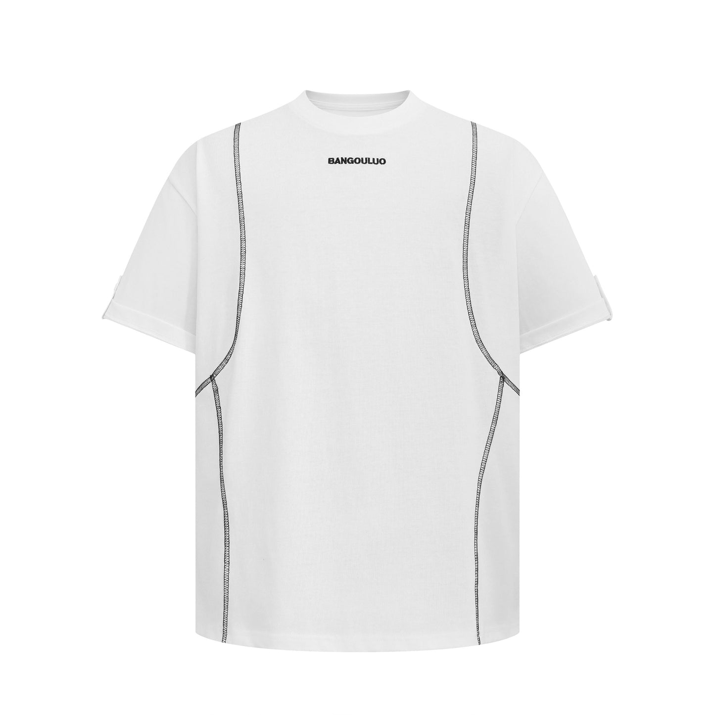 Unisex T-shirts Summer Embroidery Men's Loose Short Sleeve T-Shirt
