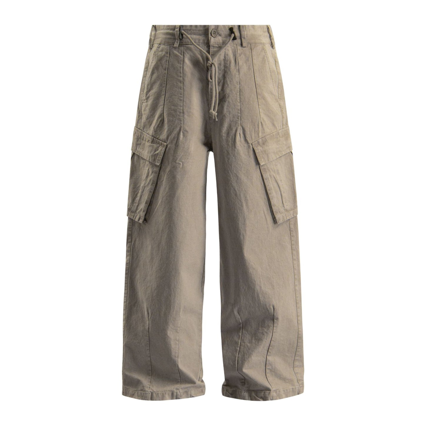 Hip Hop Pants For Boys Vintage Washed Old Overalls Loose Straight Casual Pants