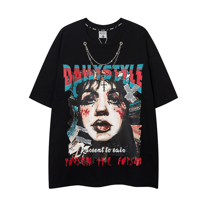 1990 Fashion T-Shirt Short Sleeve