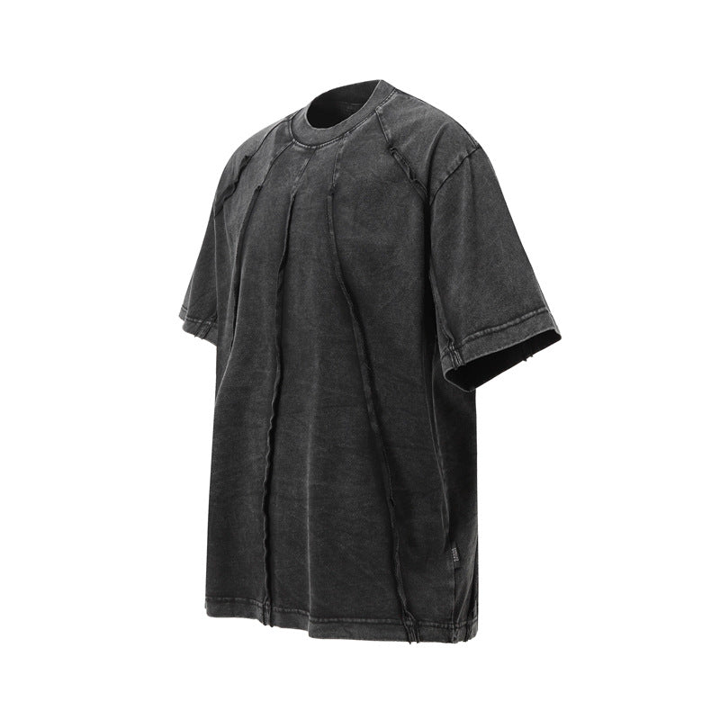 Camisas Retros Tie-Dye Old Short Sleeve T-Shirt