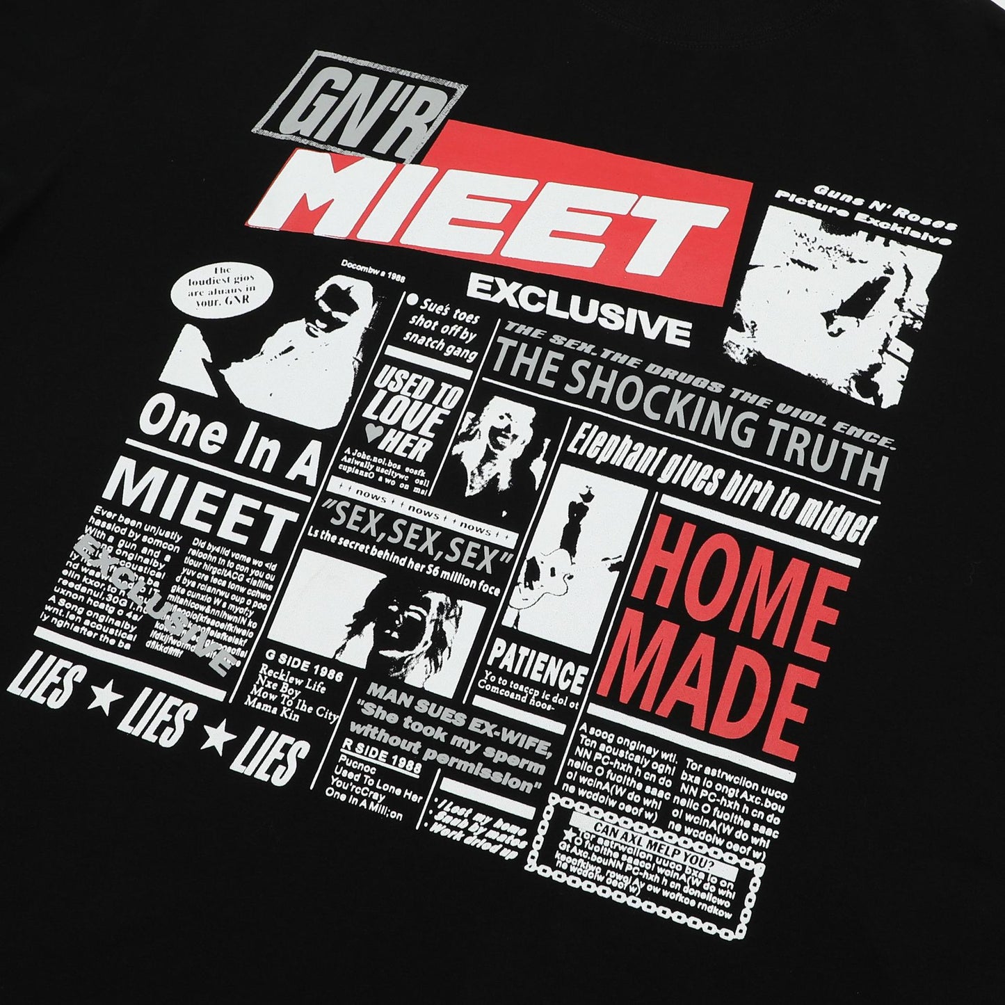 1990 Fashion T-Shirt Short Sleeve Loose
