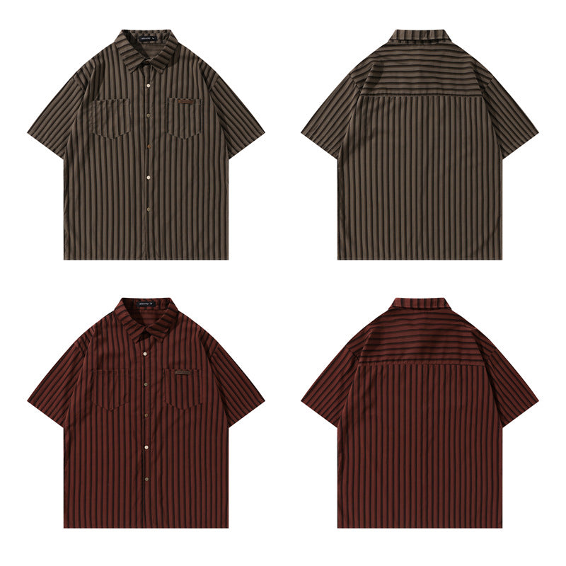 Y2K mens shirt vintage tooling vest shirt
