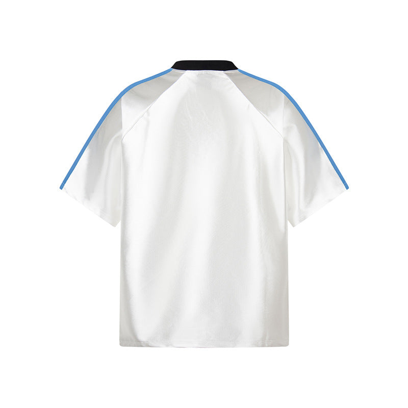 Casual Street Wear Vintage Cartoon Jersey Short Sleeve T-Shirt