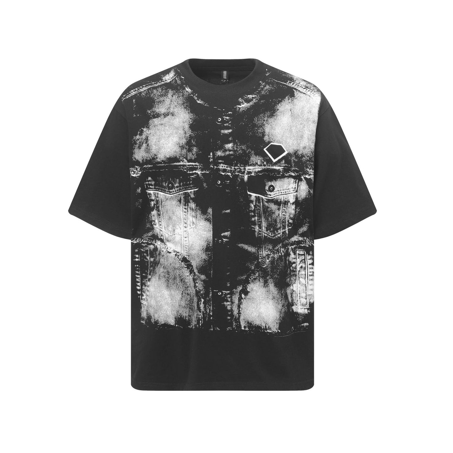 Hip Hop Clothing Summer Hip Hop Graffiti T-Shirt Short Sleeve