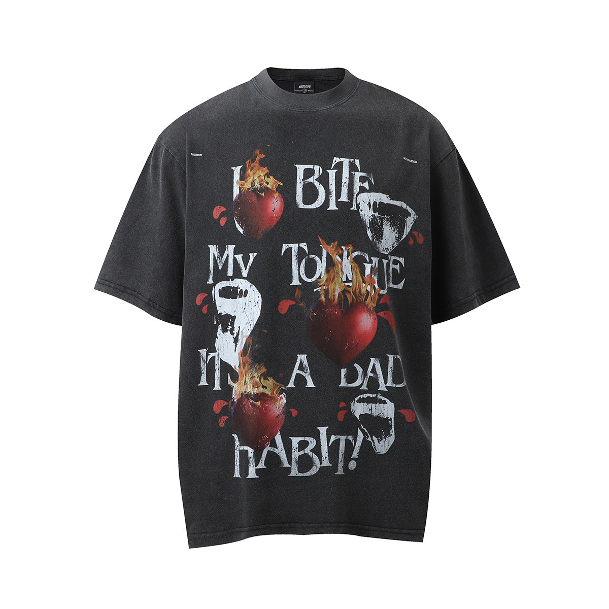 1990 Fashion T-Shirt Vintage T-Shirt Short Sleeve Loose