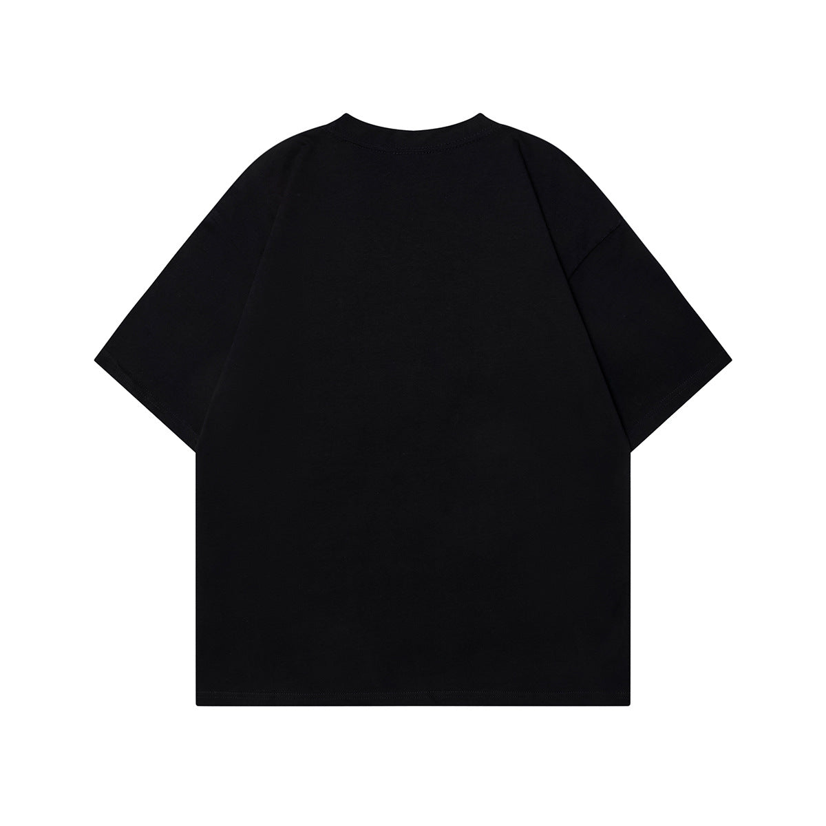 Unisex T-shirts Summer Vintage Rose Letter Men's Loose Short Sleeve T-Shirt