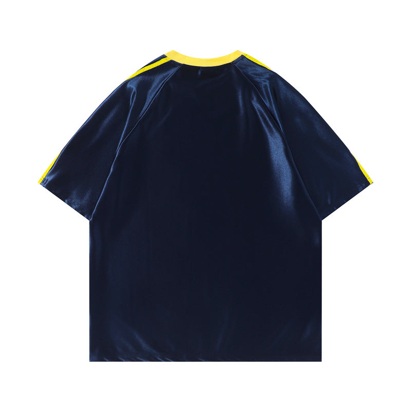 Y2K mens shirt crew neck top casual t-shirt