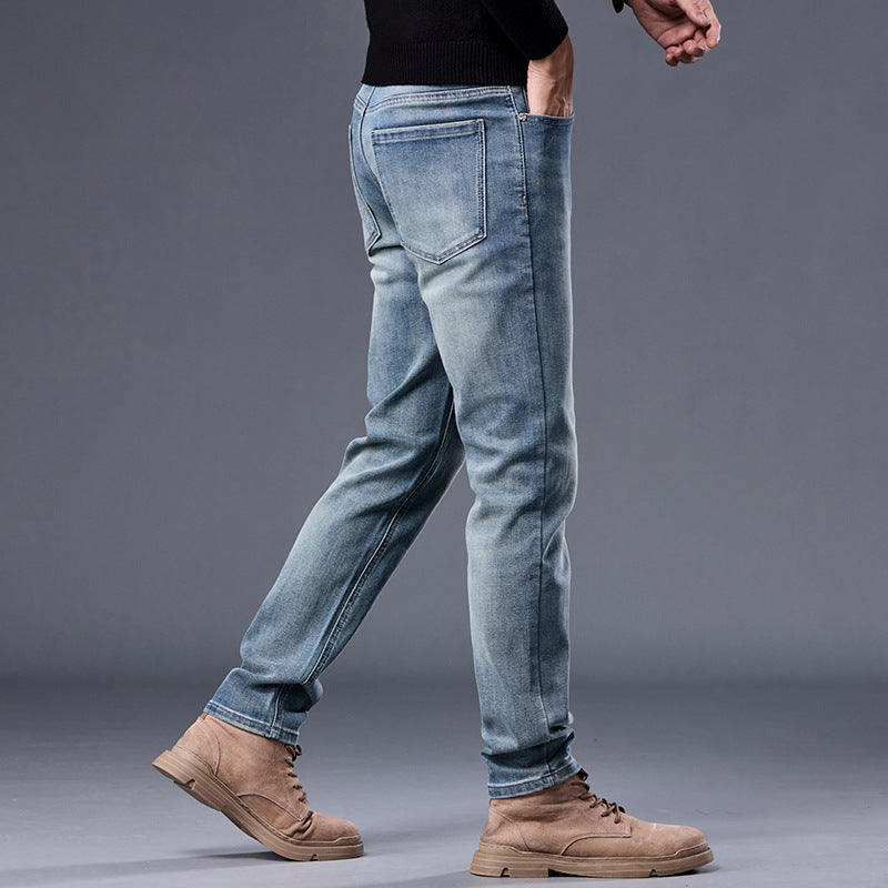 1990 Fashion Jeans Autumn Casual Retro Jeans Men's Loose Straight Pants