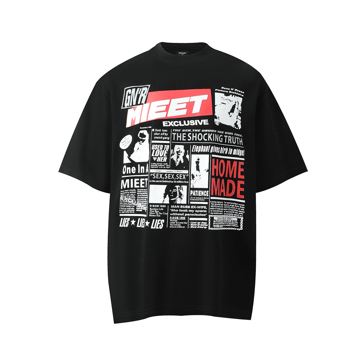 1990 Fashion T-Shirt Short Sleeve Loose