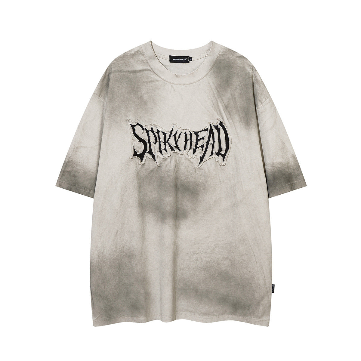 1990 Fashion T-Shirt Summer T-Shirt Washed Old Embroidered T-Shirt Short Sleeve