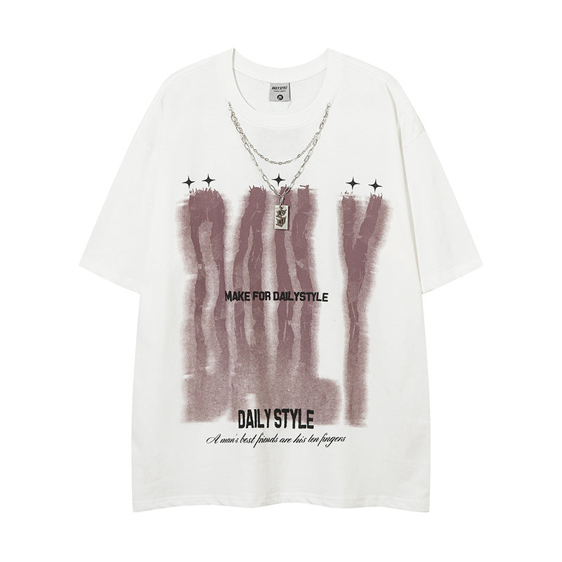 1990 Fashion T-Shirt Loose Short Sleeve