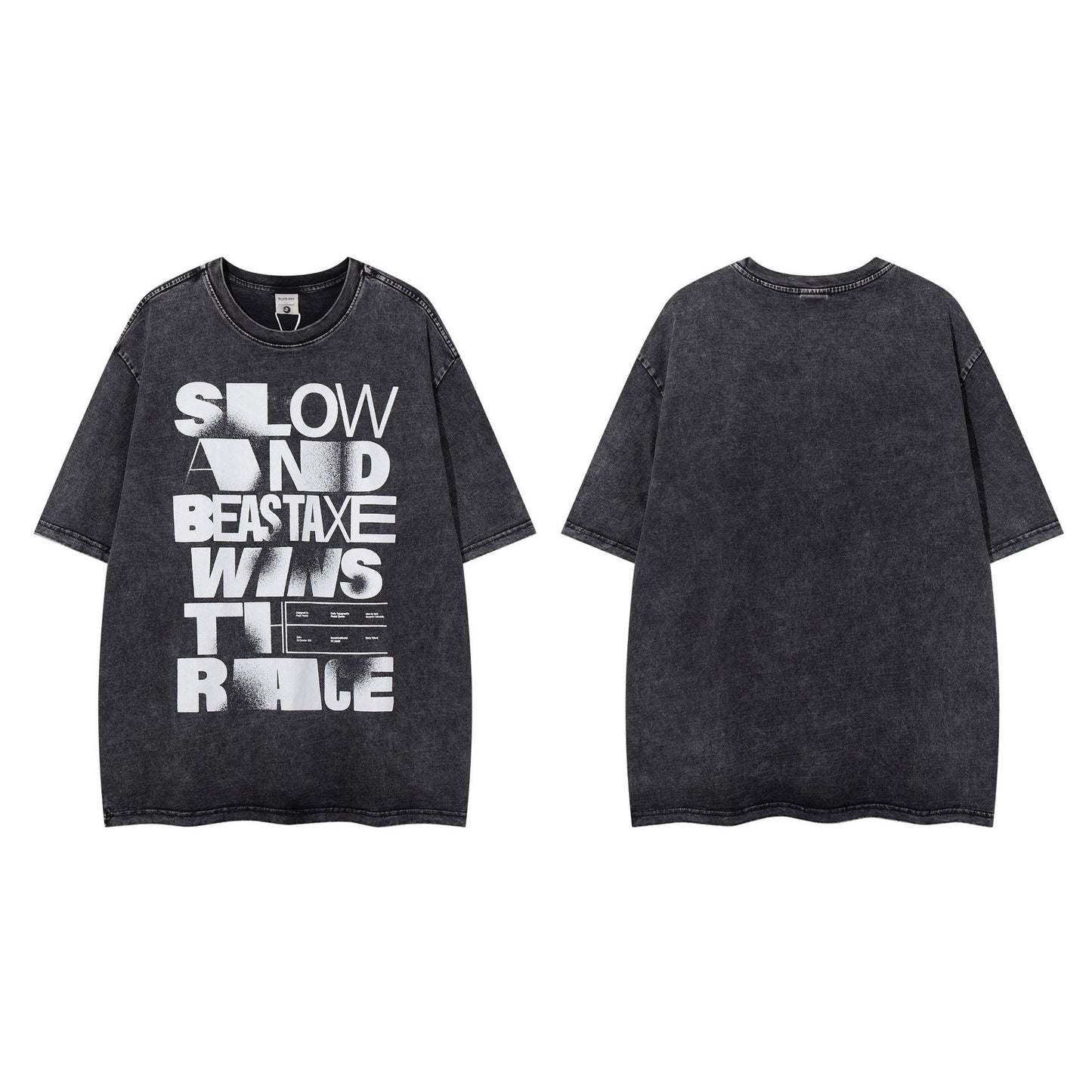 60s Style T Shirts Summer Vintage Washed Short Sleeve T-Shirts
