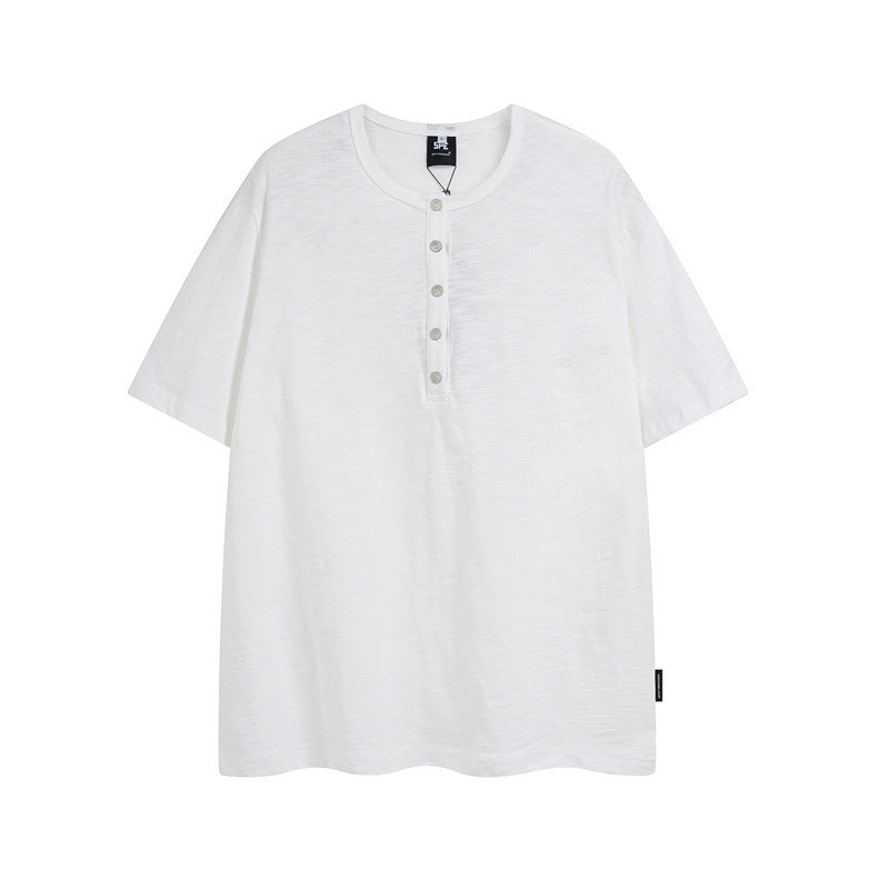 Casual Street Wear Retro Old Slim Short Sleeve T-Shirt