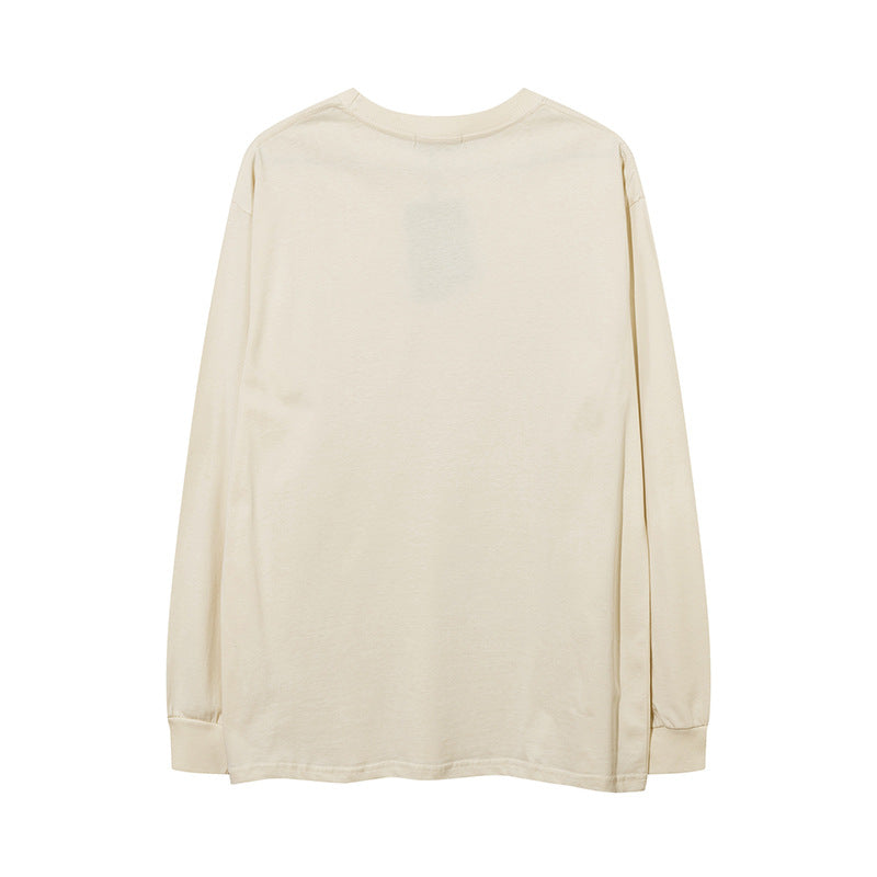 Vintage T Shirts Hip Hop Vintage Loose Long Sleeve T-Shirt