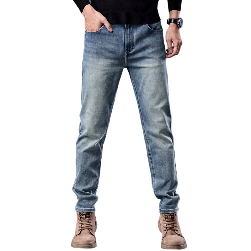 1990 Fashion Jeans Autumn Casual Retro Jeans Men's Loose Straight Pants