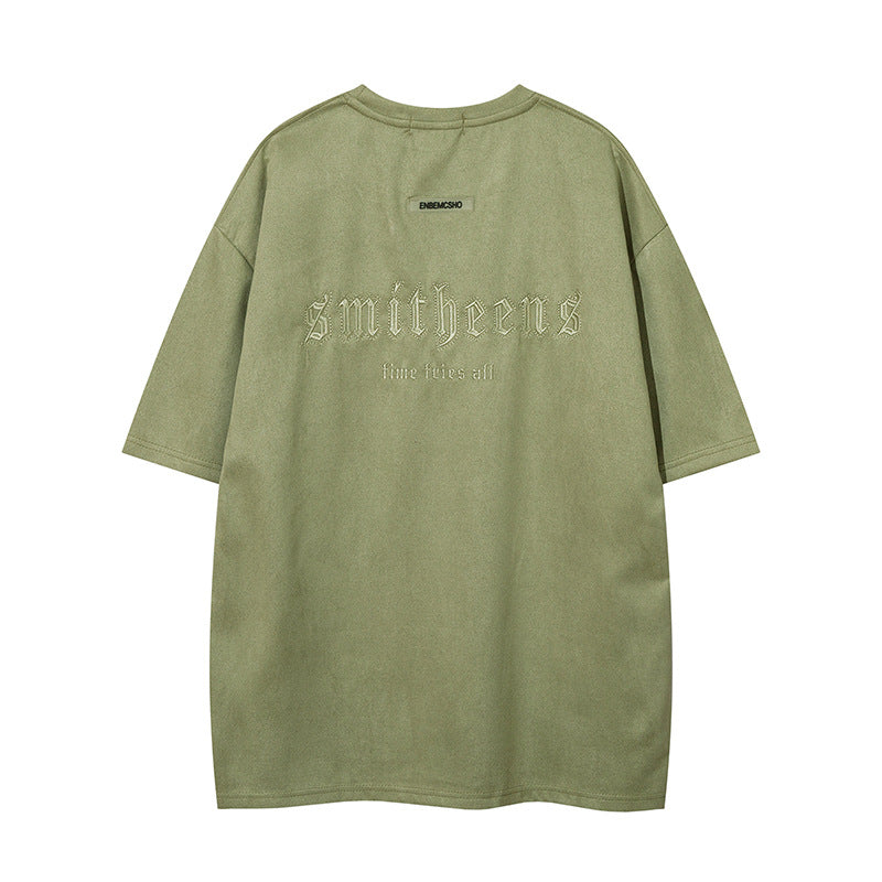 1990 Fashion T-Shirt Vintage Embroidery T-Shirt Summer Short Sleeve T-Shirt