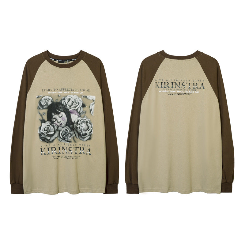 Vintage T Shirts Hip Hop Long Sleeve T-Shirts