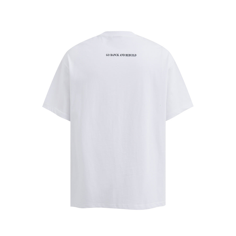 Nostalgia T Shirts Short Sleeve T-Shirt, Summer Casual, Top
