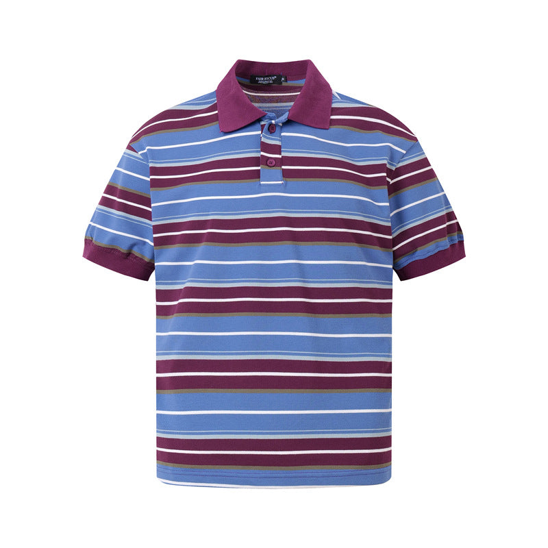 Casual Street Wear Vintage Loose Casual Loose POLO Shirt Top
