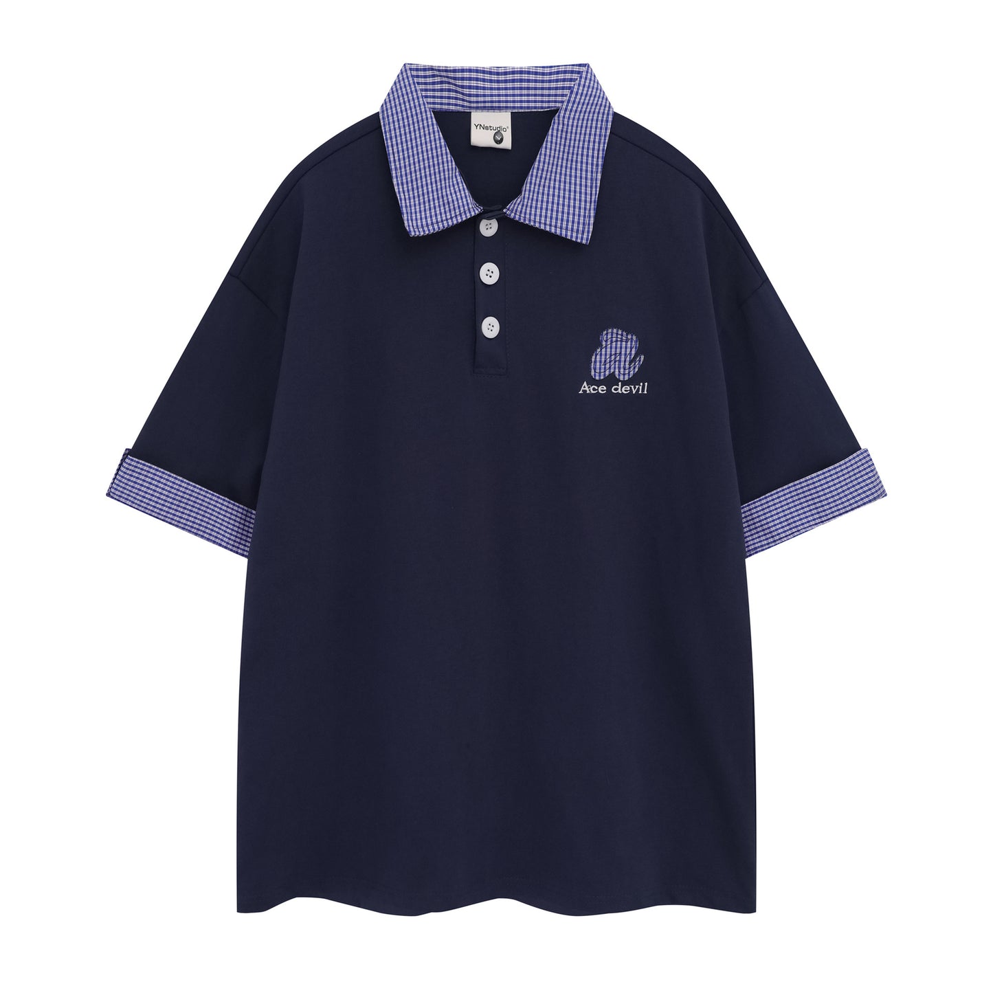 Camisetas streetwear summer lapel polo shirt short sleeve T-Shirt