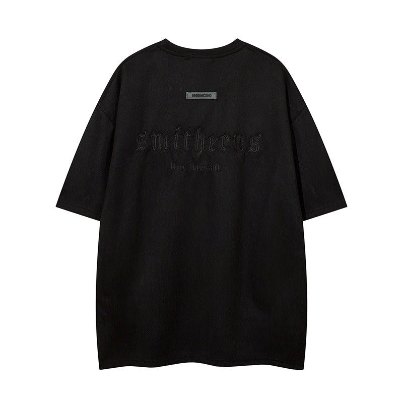1990 Fashion T-Shirt Vintage Embroidery T-Shirt Summer Short Sleeve T-Shirt