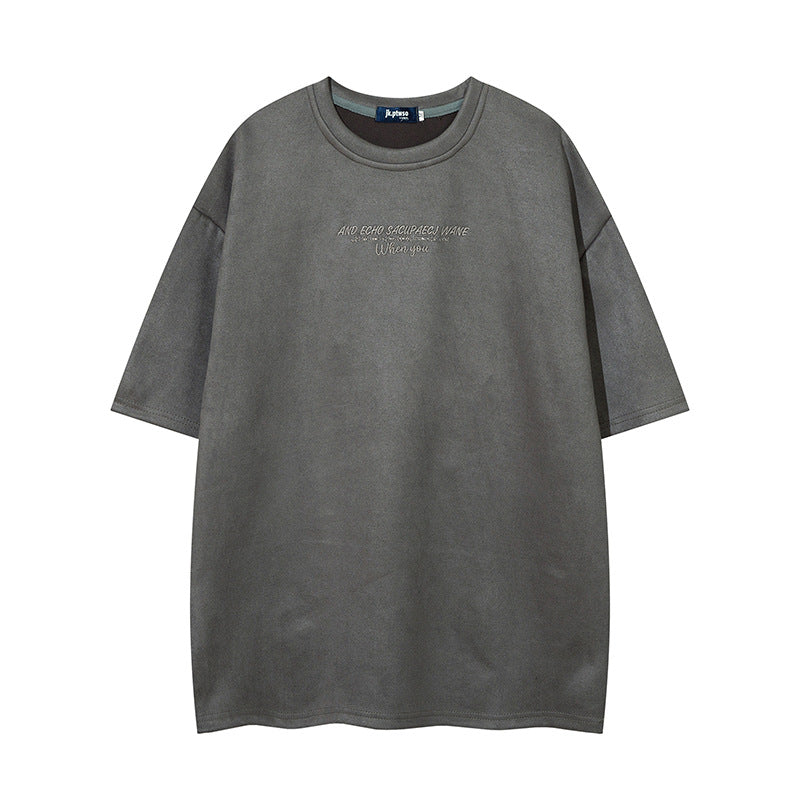 1990 Fashion T-Shirt Vintage Pentagram Embroidered Short Sleeve T-Shirt