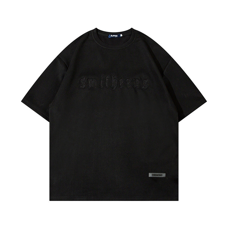 1990 Fashion T-Shirt Vintage Embroidery T-Shirt Summer Short Sleeve T-Shirt
