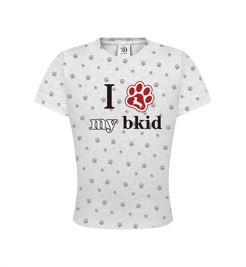 Hip Hop Shirts For Boys Short Sleeve Top Casual Short Sleeve T-Shirt