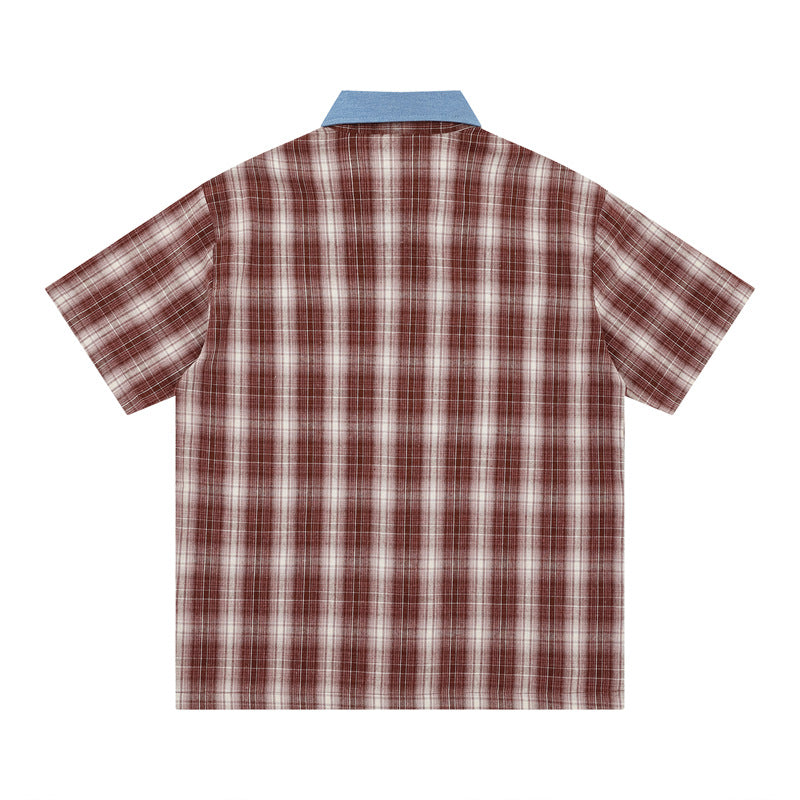 Hip Hop Shirts For Boys Vintage Short Sleeve Shirts