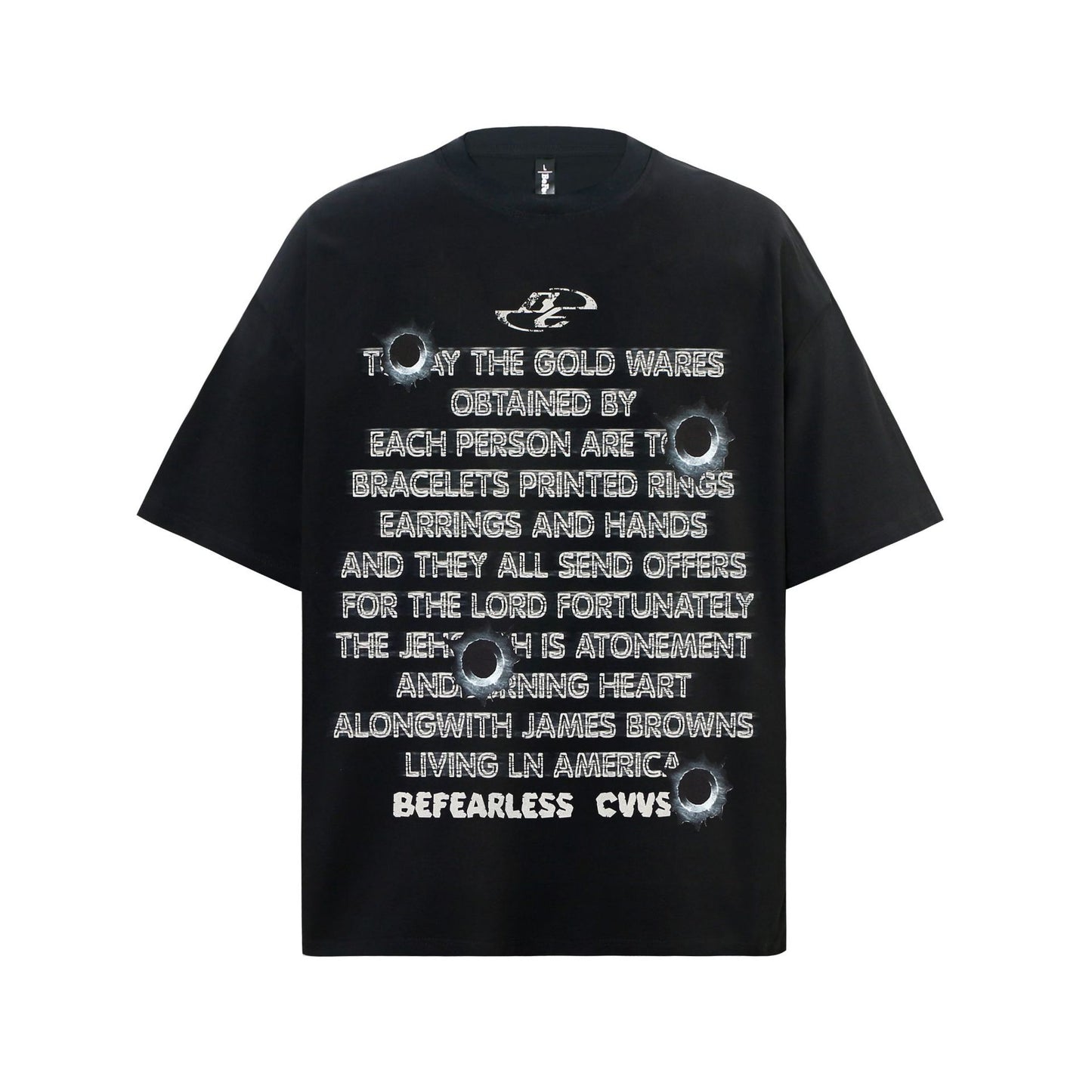 80s And 90s Vintage T Shirts Letter Short Sleeve Men's and Women's Loose