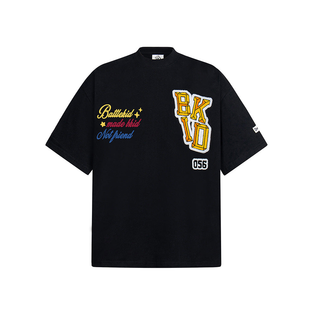 Vintage Usa Shirt Vintage Casual Loose Short Sleeve T-Shirt