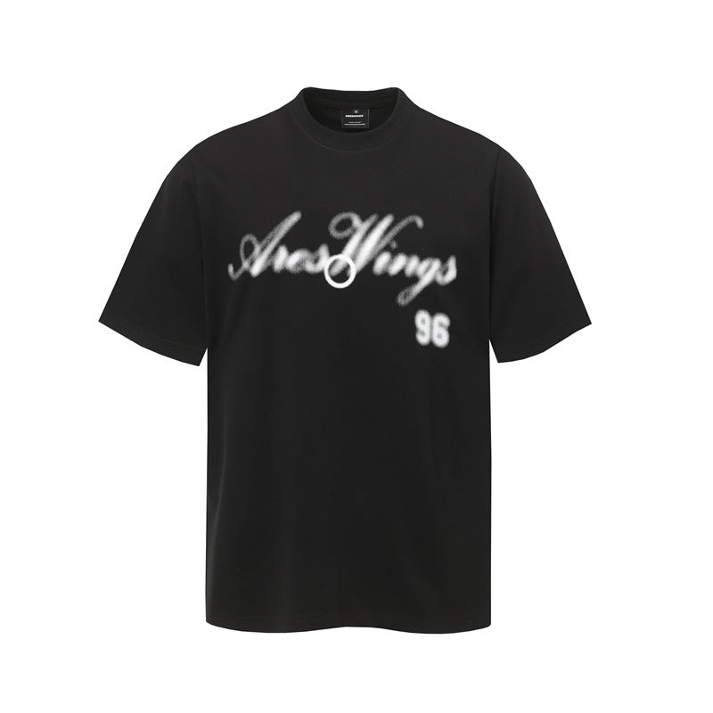 Hip Hop Shirts For Boys Alphabet Print Short Sleeve T-Shirt
