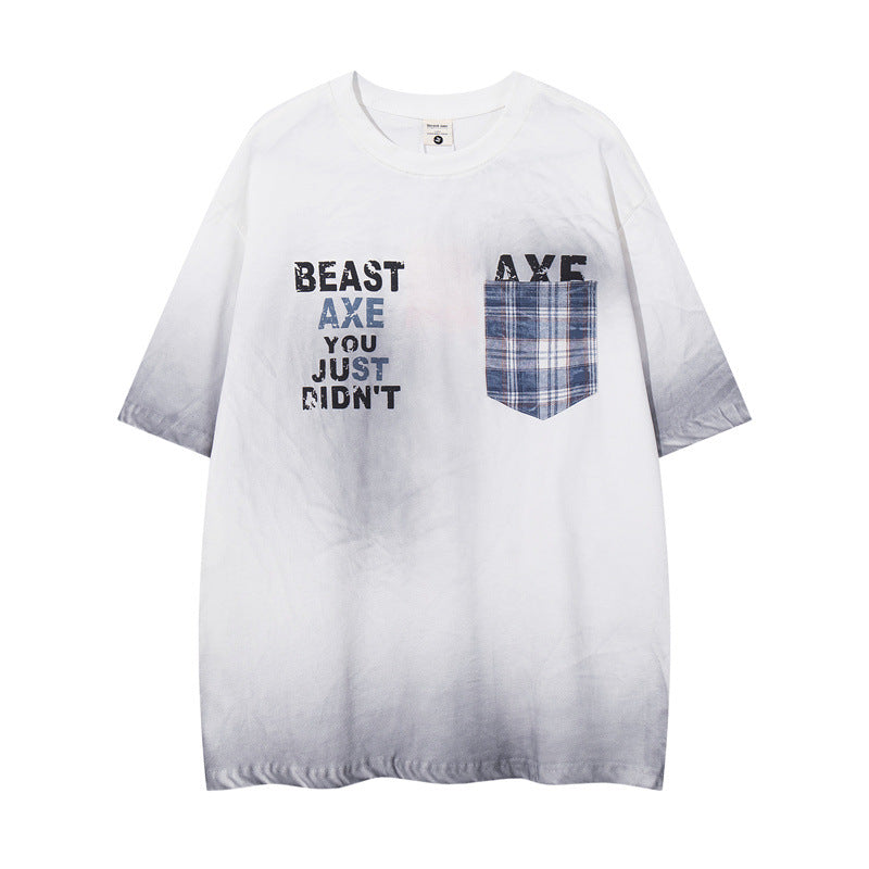 Y2K mens shirt T-shirt men's and women's short sleeves