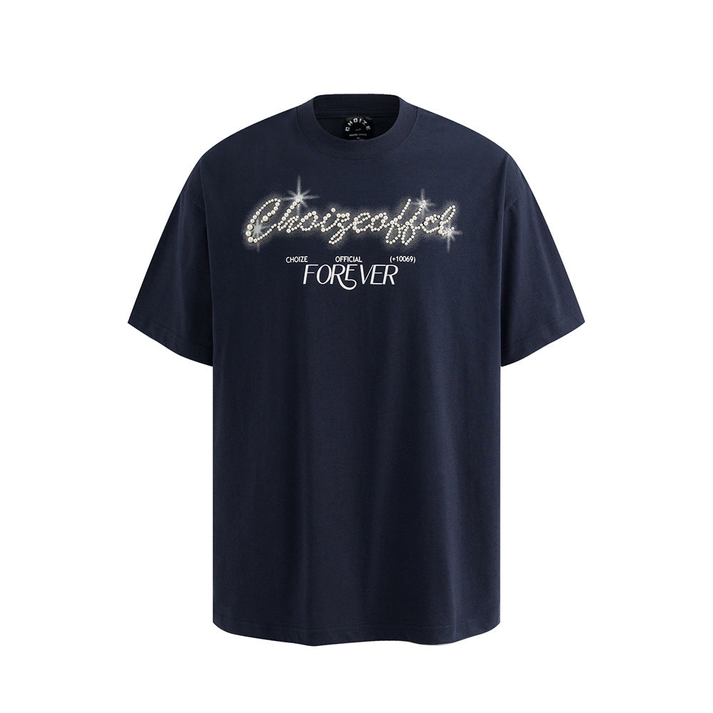 Hip Hop Clothes New York Vintage Short Sleeve T-Shirt Crew Neck Top