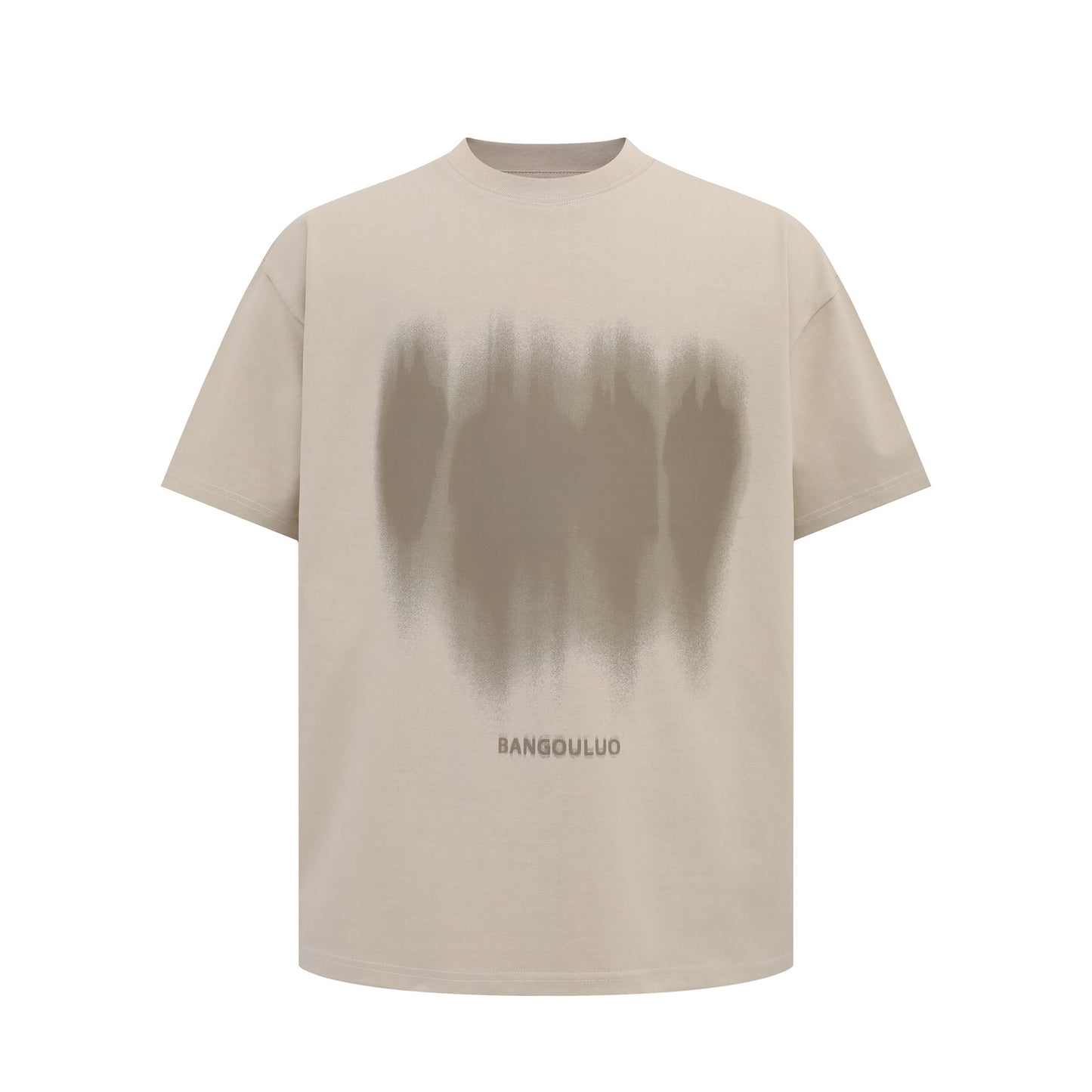 Unisex T-shirts Summer Men's and Women's Simple Shadow Pattern Short Sleeve T-Shirt