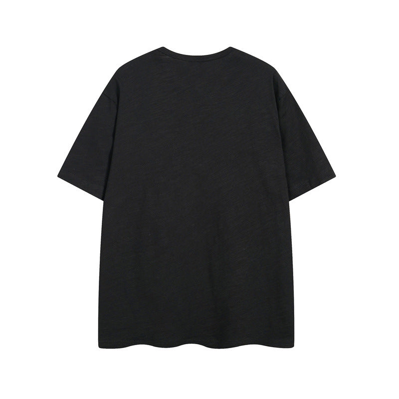 Casual Street Wear Retro Old Slim Short Sleeve T-Shirt