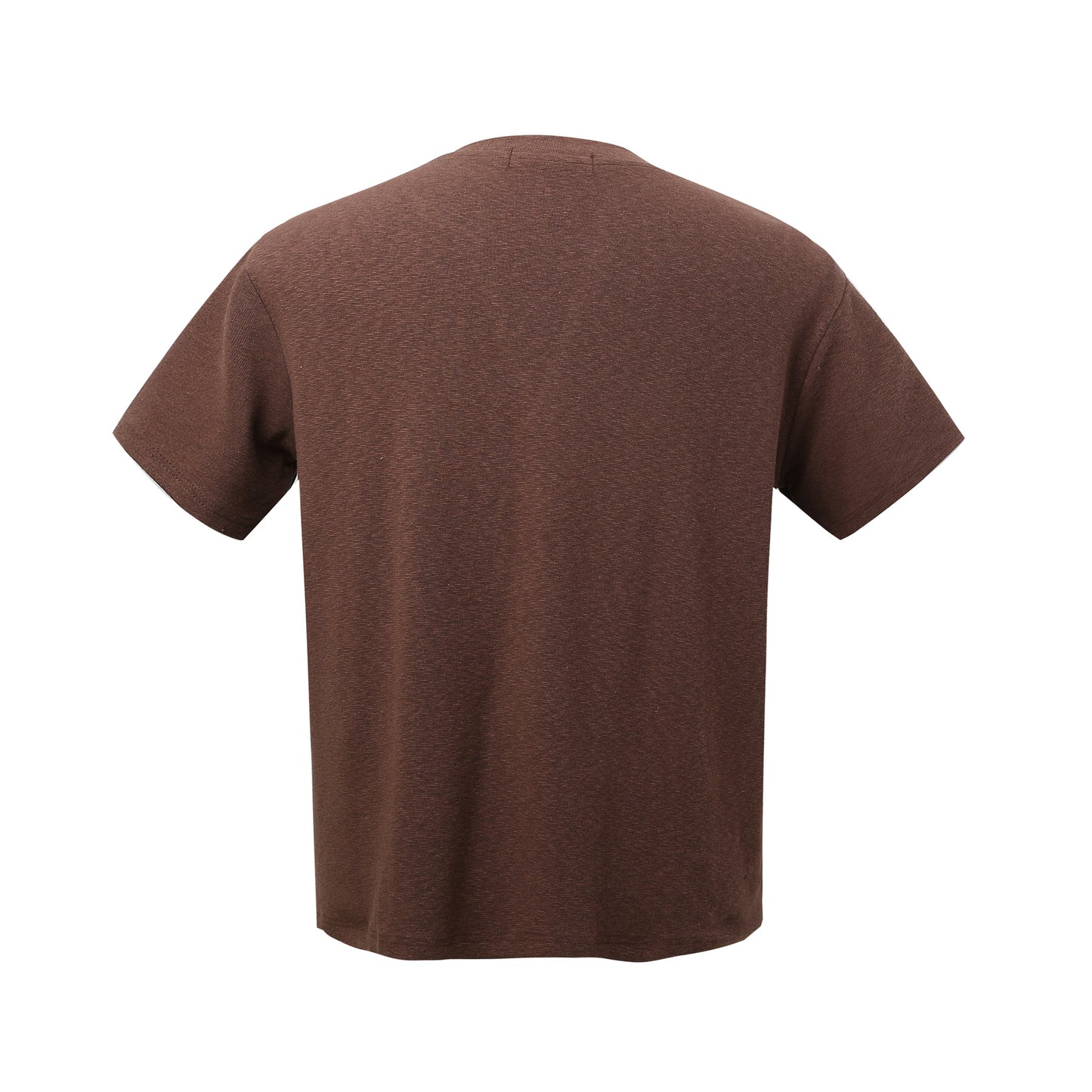 Unisex T-shirts Fake Two-piece Design Short and Wide T-shirts