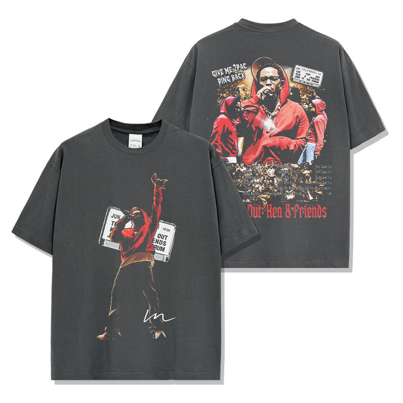 Unisex T-shirts Cotton Short Sleeve T