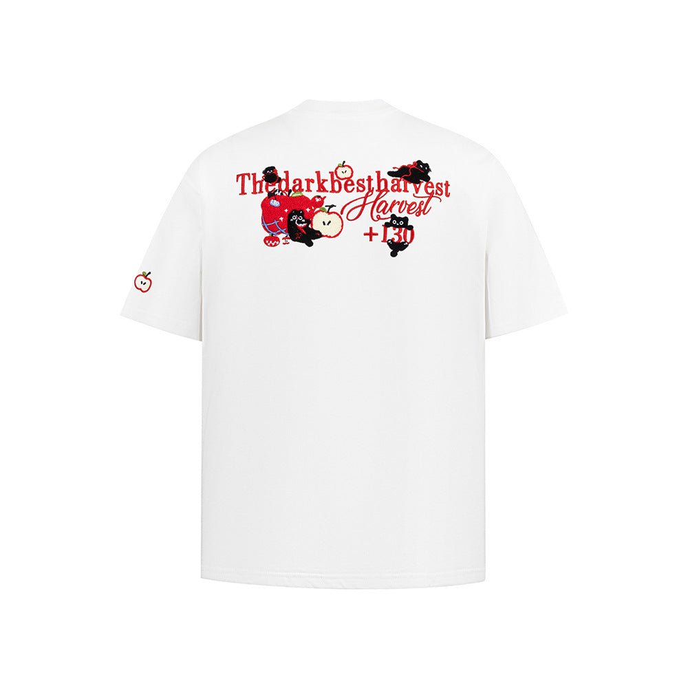 Nostalgia T Shirts Crew Neck Loose Short Sleeve T-Shirt
