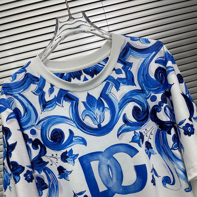 East Coast Shirts Spring/Summer Casual Short Sleeve Crew Neck Men's T-Shirts