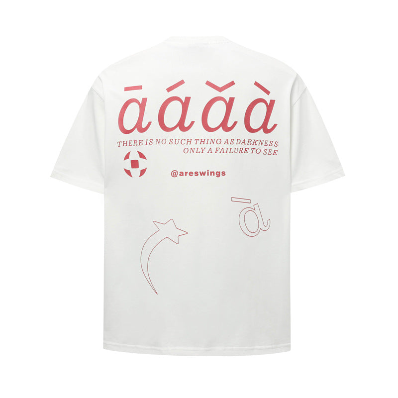 Hip Hop Shirts For Boys Short Sleeve T-Shirt Loose Crew Neck