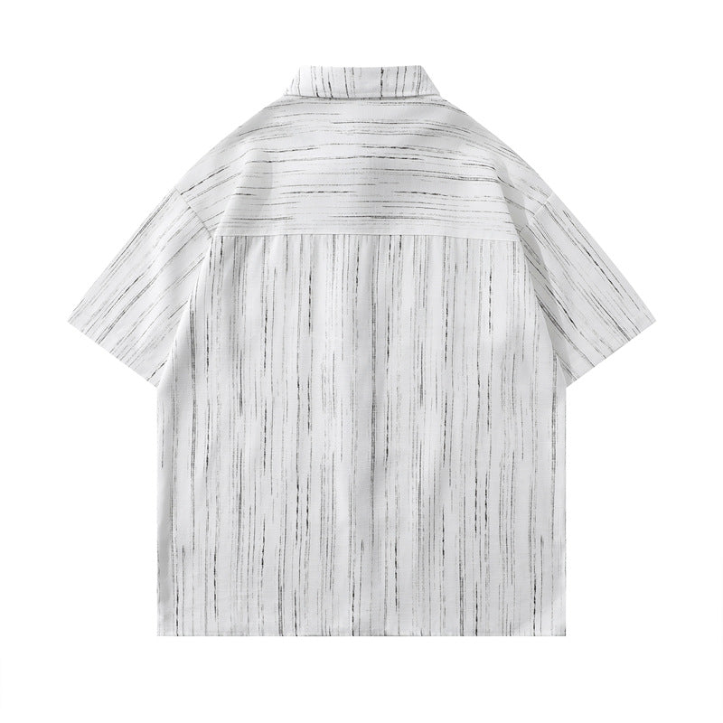 Y2k mens shirt vintage casual shirt