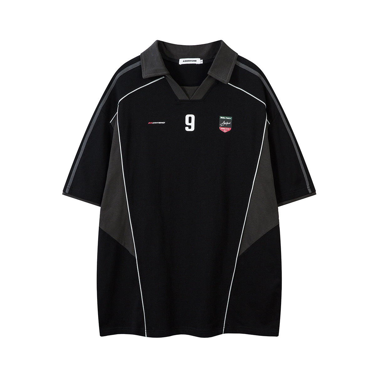 Hip Hop Clothing Summer Lapel POLO Sweatshirt Short Sleeve T-Shirt
