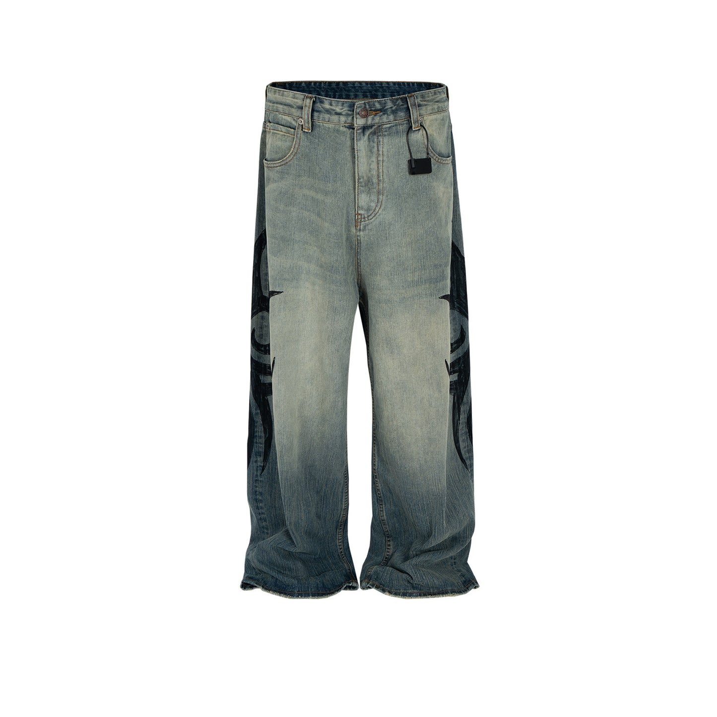 Rock Revival Jeans Straight Washed Old Trousers