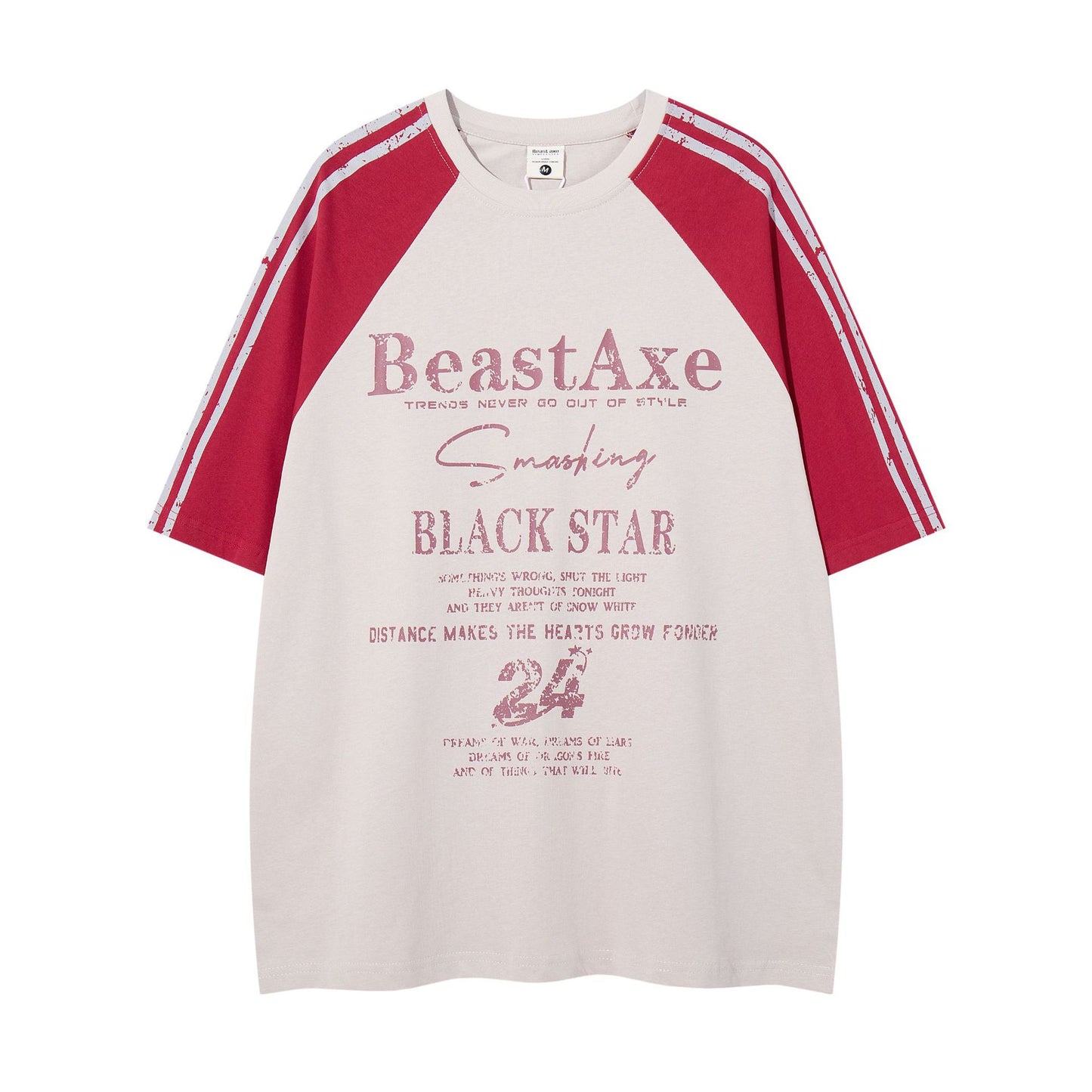 60s Style T Shirts Summer, Vintage Loose Short Sleeve T-Shirts